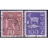 Norge. 1970. Suppleringsværdier. AFA nr. 613-14 ** stemplet postfrisk FDC