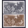 Norge. 1971. Hans Nielsen Hauges. AFA nr. 638-39 ** stemplet postfrisk FDC