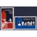 Norge. 1971. Oslo bispedømme. AFA nr. 640-41 ** stemplet postfrisk FDC