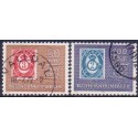 Norge. 1972. 100-året fro første posthornsfrimærker. AFA nr. 650-51 ** stemplet postfrisk FDC