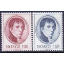 Norge. 1973. Jacob Aalls fødsel. AFA nr. 680-81 ** stemplet postfrisk FDC
