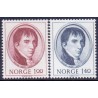 Norge. 1973. Jacob Aalls fødsel. AFA nr. 680-81 ** stemplet postfrisk FDC