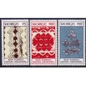 Norge. 1973. Samisk brugskunst. AFA nr. 682-84 ** stemplet postfrisk FDC