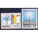Norge. 1975. Norsk Radio. AFA nr. 726-27 ** stemplet postfrisk FDC