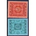 Norge. 1986. Nye brugsfrimærker. AFA nr. 947-48 ** stemplet postfrisk FDC
