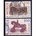 Norge. 1987. Spiselige svampe i parstykke. AFA nr. 971Cv-72Ch ** stemplet postfrisk FDC