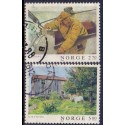 Norge. 1987.  Norsk malerkunst. AFA nr. 978-79 *** stemplet postfrisk FDC