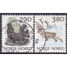 Norge. 1988.  Brugsudgave Norske dyr I. AFA nr. 985-86 ** stemplet postfrisk FDC