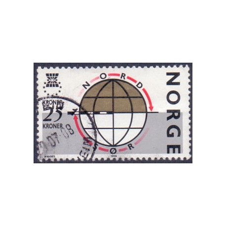 Norge. 1988.  Europæisk afhænighed og solidariet. AFA nr. 994 ** stemplet postfrisk FDC