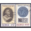 Norge. 1988.  Christian IV's tronbestigelse. AFA nr. 999-1000 ** stemplet postfrisk FDC