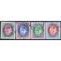 Norge. 1991. Brugsfrimærker. AFA nr. 1078-81** stemplet postfrisk FDC