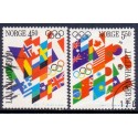 Norge. 1994. Vinter-OL i Lillehammer.  AFA nr. 1144-45 **  stemplet postfrisk FDC