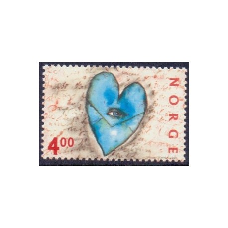 Norge. 2000. Valentins dag. AFA nr. 1336  ** stemplet postfrisk FDC