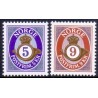 Norge. 2002. Dagligmærker, Type I, AFA nr. 1405-06 **  stemplet postfrisk FDC