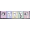 Norge. 2002. Norske skuespiller III, AFA nr. 1407-11**  stemplet postfrisk FDC