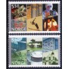 Norge. 2002. Holmestrand og Kongsberg, AFA nr. 1422-23 **  stemplet postfrisk FDC