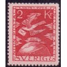 Sverige. 1924. Verdenspostforeningen, 2 Kr. AFA nr. 187 **  postfrisk stemplet FDC st,