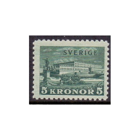 Sverige. 1931. Stockholm slot 5 kr. AFA nr. 216 **   postfrisk stemplet FDC st,