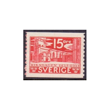 Sverige. 1935, Rigsdagen 500 år, 15 Øre. AFA 227 **  postfrisk stemplet FDC st,