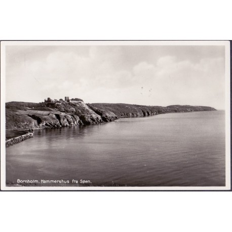 Bornholm Hammershus fra søen, ubrugt  (Karl Olsen 304) 