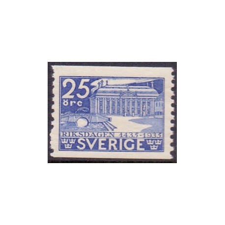 Sverige. 1935, Rigsdagen 500 år, 25 Øre. AFA 228 **  postfrisk stemplet FDC st,