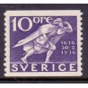 Sverige. 1936, Postvæsnets 300 år, 10 Øre. AFA 232 **  postfrisk stemplet FDC st,