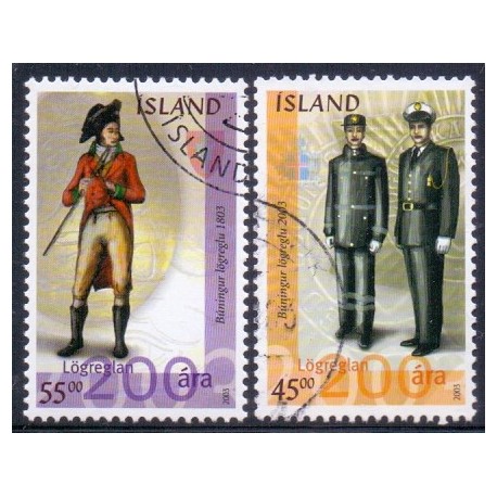 Island. 2003. Soldater, AFA nr. 1011-12 **  postfrisk st. stemplet FDC