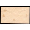 DWI 1896-1906 4 Cent Tofarvede halveret på brev stemplet St. Thomas til St. Croix