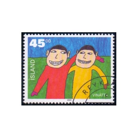 Island. 2003. Venskab, AFA nr. 1026 **  postfrisk st. stemplet FDC