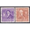 Sverige. 1939. Berzelius og Linné 10-15 Øre. tk.alle sider. AFA 260B-61B **  postfrisk stemplet FDC st,