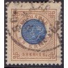Sverige. 1886. Ringtype (med posthorn) 1 kr., AFA nr. 38 **  postfrisk stemplet FDC st,