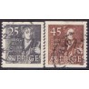Sverige. 1951. Christofer Polhem, 25-45 Øre, AFA nr. 370-71 **    postfrisk stemplet FDC st,