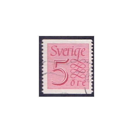 Sverige. 1951. Ny tegning 5 Øre, AFA nr. 372 **   postfrisk stemplet FDC st,