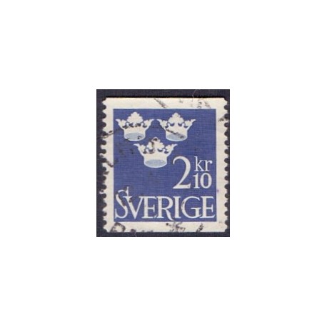 Sverige. 1954. Suppleringsværdier, 2,10 Kr, AFA nr. 407 ** postfrisk stemplet FDC st,