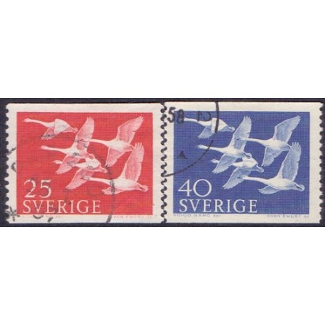 Sverige. 1956. Nordens dag 25-40 Øre, AFA nr. 422-23 **   postfrisk stemplet FDC st,