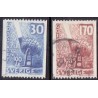Sverige. 1958. Bessemerstålets 100 år. 30 Øre-1,70 kr. AFA nr. 447-48 ** postfrisk stemplet FDC st,