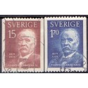Sverige. 1959. Svante Arrhenius. 15 Øre-1,70 kr.. AFA nr. 459-60 **    postfrisk stemplet FDC st,