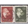 Sverige. 1960. Gustaf Fröding. AFA 467-68 ** postfrisk stemplet FDC st,