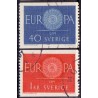 Sverige. 1960. Europamærker / CEPT. AFA 469-70 ** postfrisk stemplet FDC st,