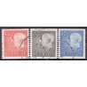 Sverige. 1961. Kong Gustav komplet sæt enkeltmærker. AFA 474-76 ** postfrisk stemplet FDC st,