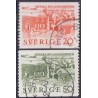Sverige. 1963. Nationale bygningsværker II. AFA nr. 517-18 **  postfrisk stemplet FDC st,