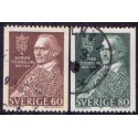 Sverige. 1966. Natan Söderblom. 60-80 Øre.  AFA nr. 550-51 **    postfrisk stemplet FDC st,