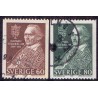 Sverige. 1966. Natan Söderblom. 60-80 Øre.  AFA nr. 550-51 **    postfrisk stemplet FDC st,