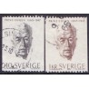 Sverige. 1965. Prins Eugen. 40 Øre-1 kr.  AFA nr. 542-43 **     postfrisk stemplet FDC st,
