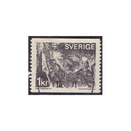 Sverige. 1970. Minedrift 1 kr. AFA nr. 689 **    postfrisk stemplet FDC st,