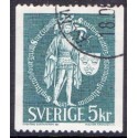 Sverige. 1976. Rigsvåben 5 kr. FLOUR / Alm papir AFA nr. 677 **     postfrisk stemplet FDC st,
