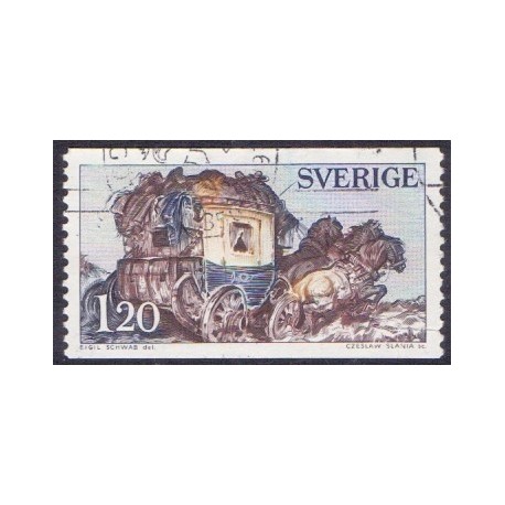 Sverige. 1971. Postdiligence 1,20 kr. AFA nr. 722 **   postfrisk stemplet FDC st,