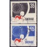 Sverige. 1971. Trafiksikkerhed, 35-65 Øre. AFA nr. 727-28 **  postfrisk stemplet FDC st,