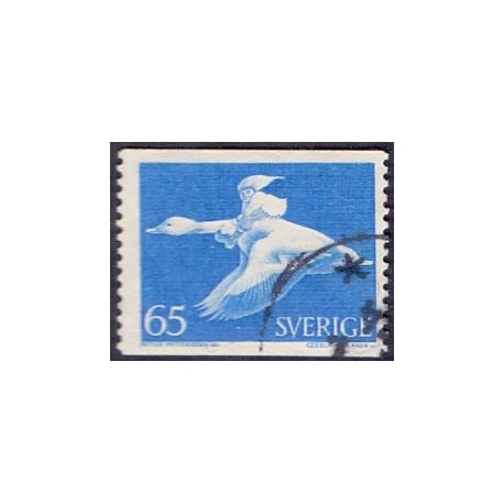 Sverige. 1971. Niels Holgersens rejse 65 Øre. AFA nr. 734 **  postfrisk stemplet FDC st,