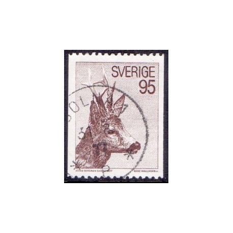 Sverige. 1972. Rådyr, 95 Øre, AFA nr. 752 ** postfrisk stemplet FDC st,